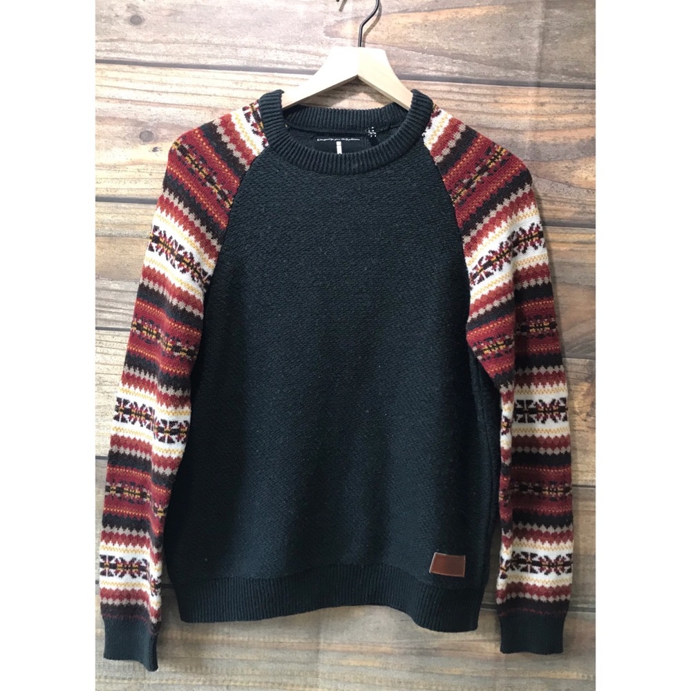 I Jeans by Buffalo crewneck southwestern sweater